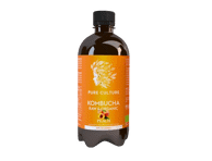 Ekologiškas persikų sk. baltosios arbatos gėrimas KOMBUCHA, 400 ml