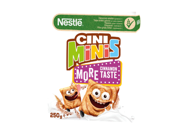 Dribsnių kvadratėliai NESTLE CINI MINIS, 250 g