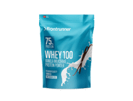 Išrūgų baltymai su vanile, 75 % baltymų, 1 kg