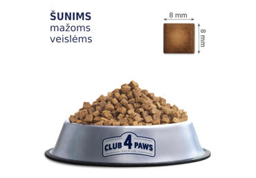 Club 4 Paws premium visavertis pašaras mažų veislių suaugusiems šunims, 2 kg - 2