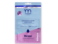 MARGARITA MOIST & MINERALS gelinė drėkinamoji veido kaukė su mineraliniu vandeniu „Birutė“ 3x7 g