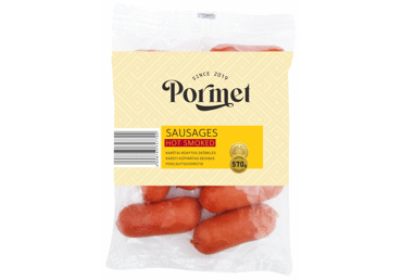 Karštai rūkytos dešrelės PORMET, I r., 570 g