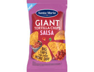 Dideli salsos skonio kukurūzų traškučiai SANTA MARIA, 160 g