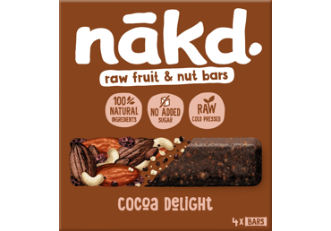 Kakavos skonio batonėlis NAKD, 140 g