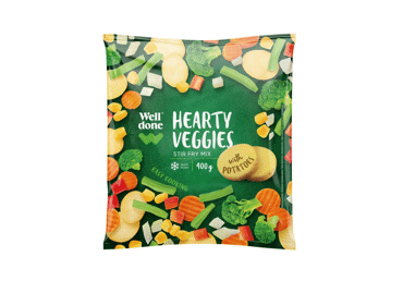 Daržovių mišinys WELL DONE su bulvėmis, 400 g