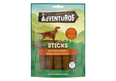 Šunų skanėstas ADVENTUROS (lazdelės), 120 g