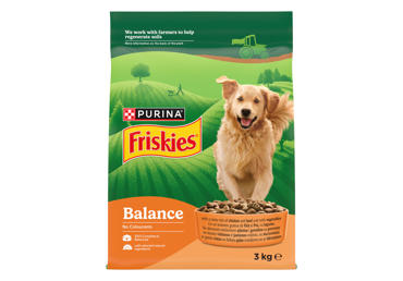 Sausas šunų ėdalas FRISKIES BALANCE su vištiena ir, 3 kg
