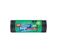 Šiukšlių maišai su rankenėlėmis, HOME EXPERT, / 10 vnt, 30 m, 80 l