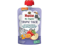  Eko obuolių tyrelė su mangais HOLLE TROPIC TIGER (8+ mėn 100 g