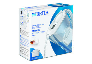 Vandens filtravimo indas BRITA MARELLA, baltas, 2,4 l - 1