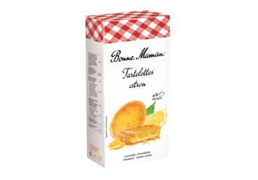 Tartaletės BONNE MAMAN su citrinų įdaru, 125 g