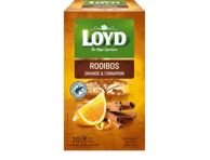 Raudonoji arbata LOYD su apelsinais ir cinamonu, 40 g