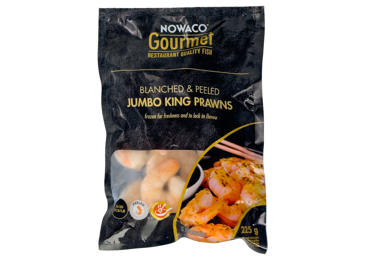 Šaldytos didžiosios karališkosios krevetės NOWACO GOURMET, 225 g