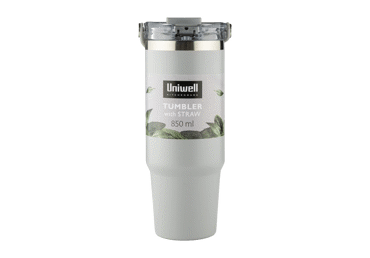 Gertuvė su šiaudeliu UNIWELL, 850 ml