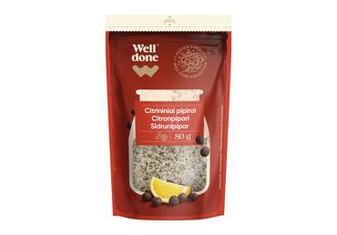 Citrininiai pipirai WELL DONE, 80 g