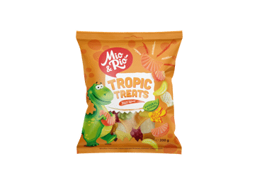 Guminukai (atogrąžų vaisių mišinys), 200 g