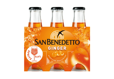 Gazuotas gėrimas SAN BENEDETTO GINGER, 0,098L x 6 butelis