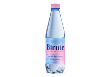 Gazuotas natūralus mineralinis vanduo BIRUTĖ, 500 ml