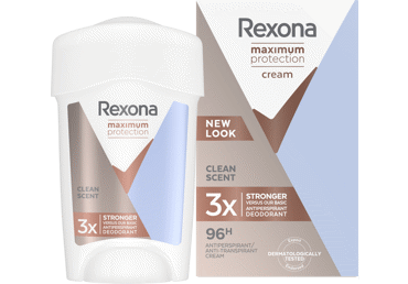 Moteriškas kreminis dezodorantas REXONA MAX PROTECTION CREAM, 45 ml
