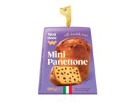 Kalėdinis pyragas-mini panetonė WELL DONE su šokoladu, 90 g