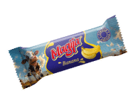 Varškės sūrelis su bananais MAGIJA, 22,2 % rieb., 40 g