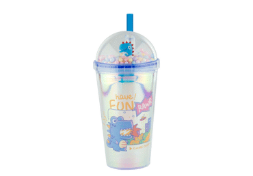 Gertuvė su šiaudeliu UNIWELL, 430 ml - 1