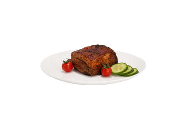 Keptas kiaulienos kumpis su oda, 1 kg - 1