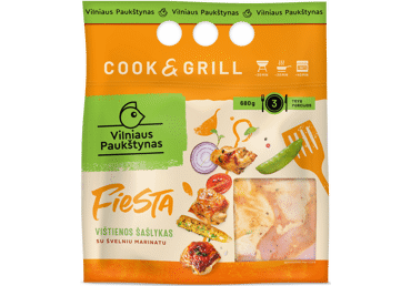 Vištienos šašlykas FIESTA švelniame marinate, 680 g - 2
