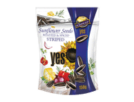 Dryžuotos saulėgrąžos YES, sūrio skonio, 150 g