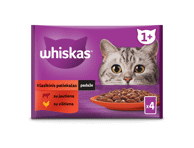 Konservuotas kačių ėdalas WHISKAS CLASSIC SELECTION, 4x85 g, 340 g