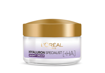 Naktinis veido kremas L'OREAL HYALURON SPECIALIST, 50 ml