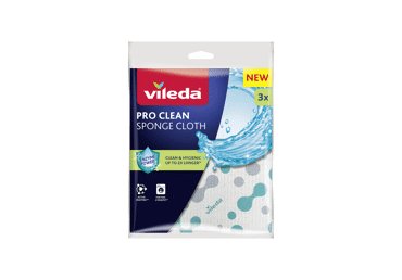 Gerai drėgmę sugeriančios kempinės-šluostės VILEDA Pro Clean, 3 vnt.