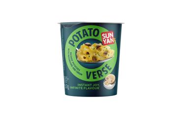 Greitai paruošiama bulvių košė SUN YAN VERSE su grybais, 50 g