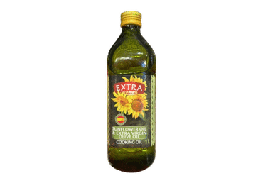 Saulėgražų ir alyvuogių aliejus kepimui, EXTRA LINE, 1l