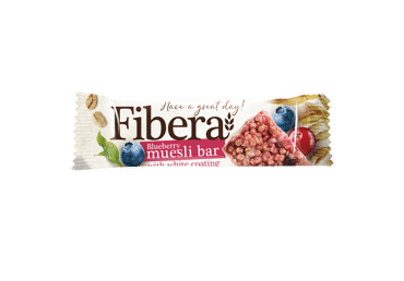Mėlynių skonio batonėlis FIBERA, 20 g