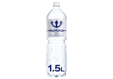 Natūralus gazuotas mineralinis vanduo NEPTŪNAS, 1.5 l