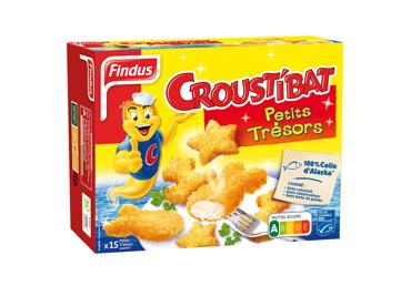 Šaldyti aliaskinė rudagalvių menkių piršteliai FINDUS, 450 g