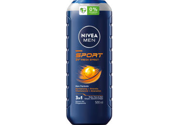 NIVEA Dušo želė vyrams SPORT, 500 ml