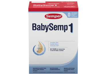 Pradinio mait. pieno mišinys SEMPER 1 BABYSEMP (nuo gimimo), 800 g