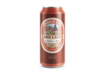 Tamsusis alus AMBER CITY DARK LAGER, 500 ml