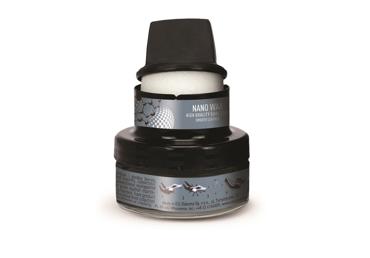 Juodas avalynės vaškas su kempinėle COCCINE NANO, 50 ml