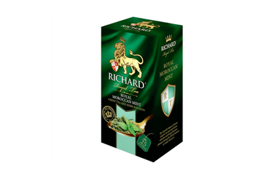Žalioji arbata RICHAD ROYAL MOROCCAN MINT, 25 vnt. Žalioji arbata RICHAD ROYAL MOROCCAN MINT, 25 vnt.