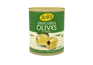 Graikiškos žaliosios alyvuogės ANIRA be kauliukų, 820 g