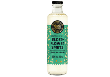 Alkoholinis kokteilis PUNCH CLUB ELDERFLOWER SPRITZ, 250 ml