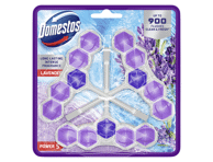 Tualeto gaiviklis ir valiklis DOMESTOS LAVENDER, 3 x 50 g, 150 g