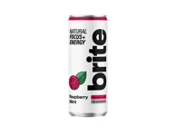 Natūralus energinis gėrimas BRITE avietė ir mėta, 330 ml