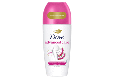 Moteriškas rutulinis dezodorantas DOVE DRAGONFRUIT & COCONUT, 50 ml