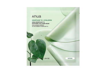 Veido kaukė ANUA HEARTLEAF 70 SOOTHING COLLAGEN MASK, 38 g ( ), 4 vnt.