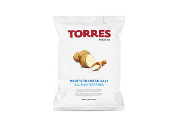 Bulvių traškučiai TORRES su jūros druska, 150 g