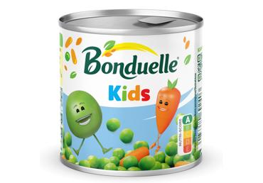 Konservuoti smulkūs žirneliai su morkomis BONDUELLE KIDS, 200 g - 2